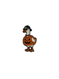 Pin's Canard Blanc Citrouille d’Halloween