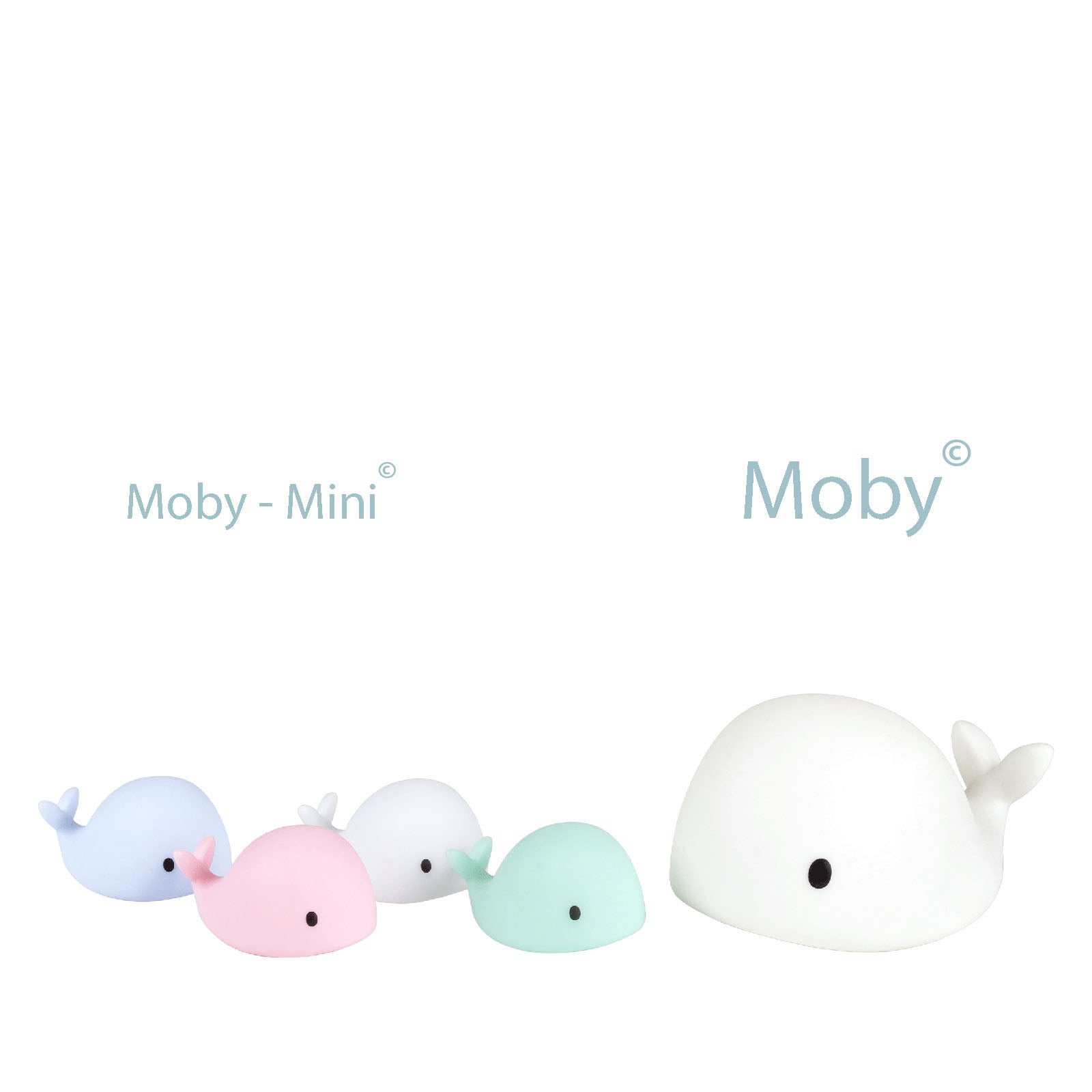Mini-Nachtlicht Wal Moby
