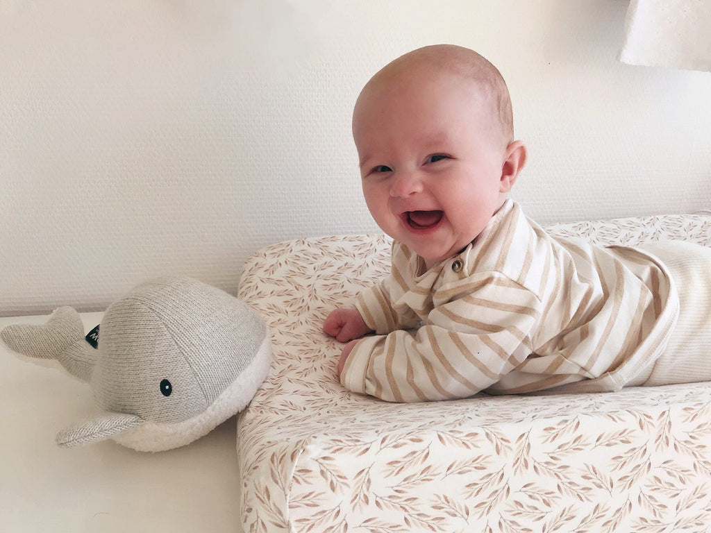 Moby Plüschtier mit weißem Rauschen