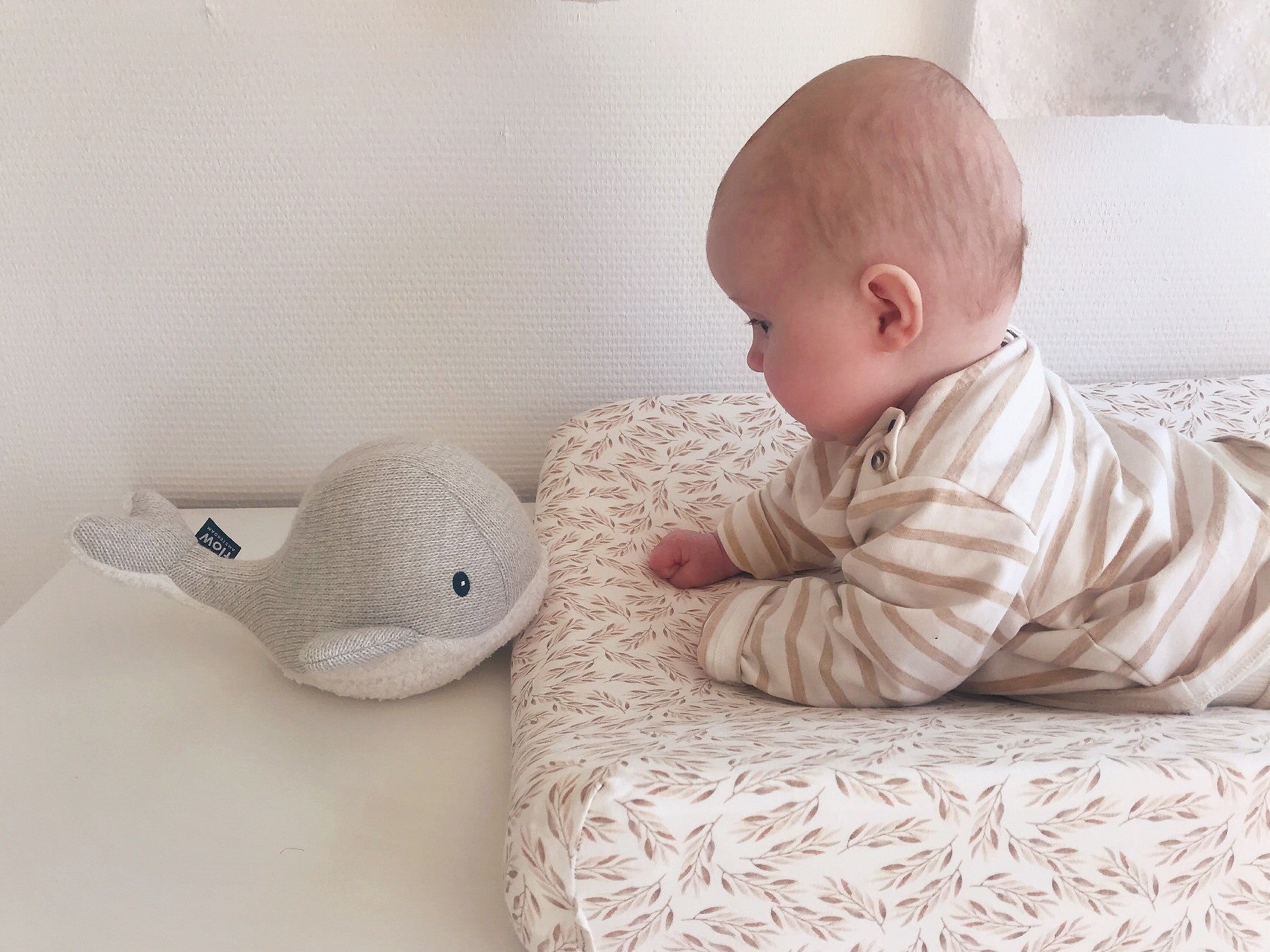 Moby Plüschtier mit weißem Rauschen
