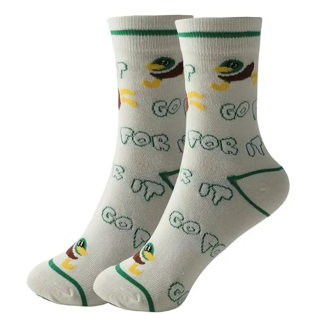 Mallard Duck Socks “Go For It”