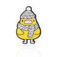Pin's Canard Jaune Hiver