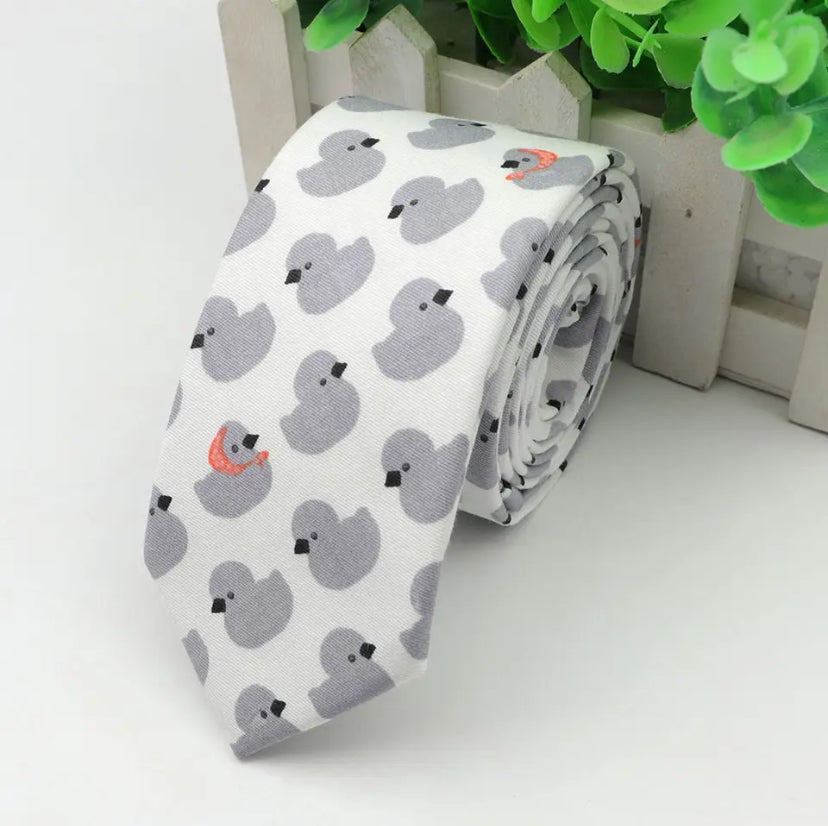 cravate-canard-gris-1