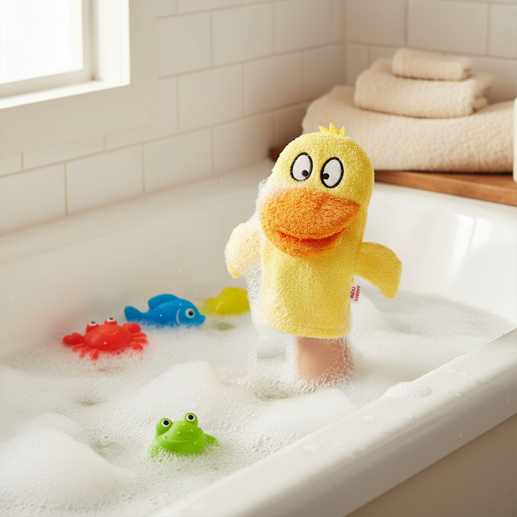 Gant de Toilette Canard