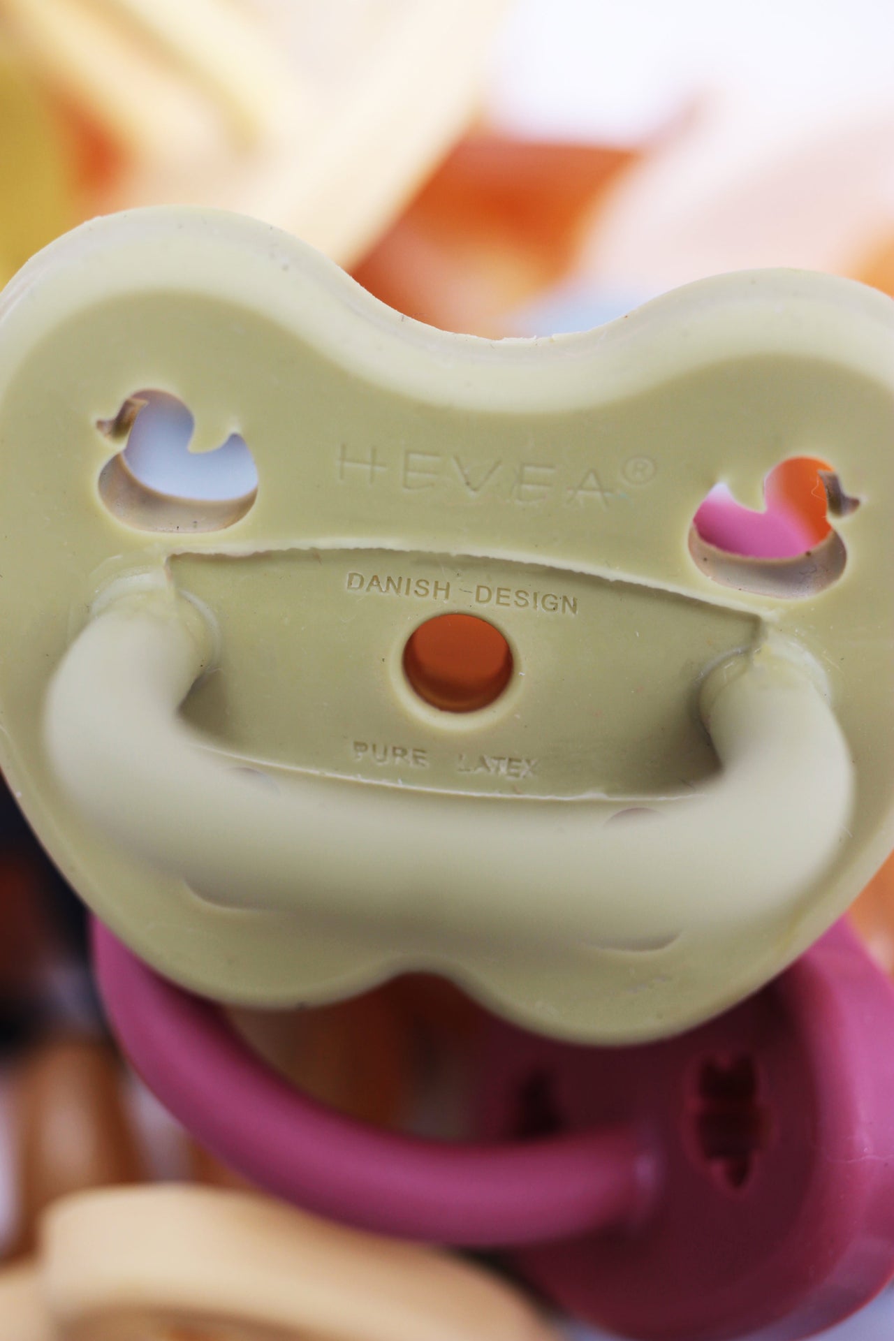 Hunter Green duck pacifier