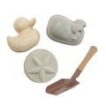 Set of duck sand molds