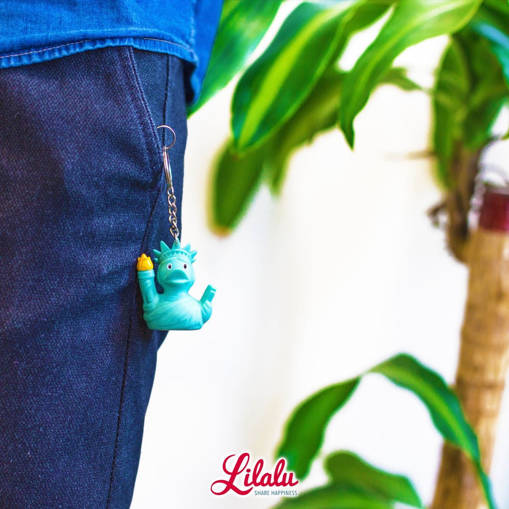 Sleutelhanger Duck Statue of Freedom