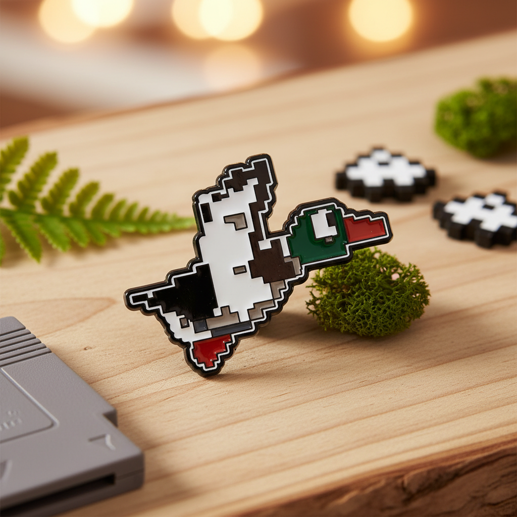 Pin’s Canard Colvert Pixel Art