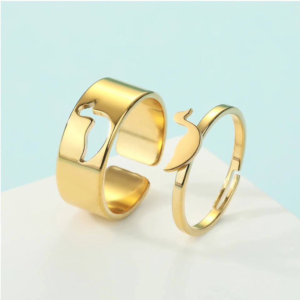 Duck Couple Rings