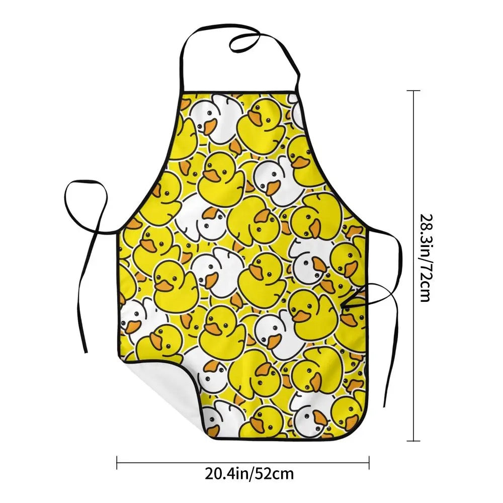 Tablier Canards Jaunes et Blancs