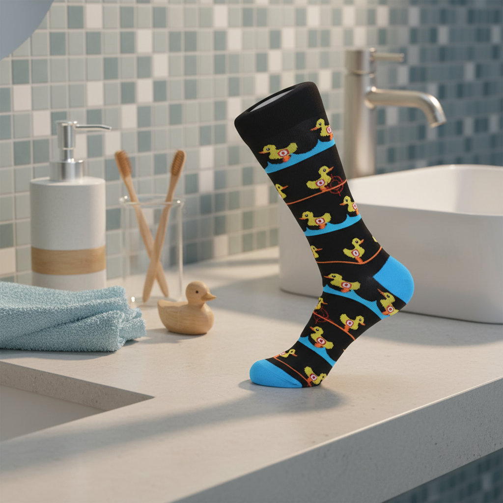 Enten-Toffee-Socken