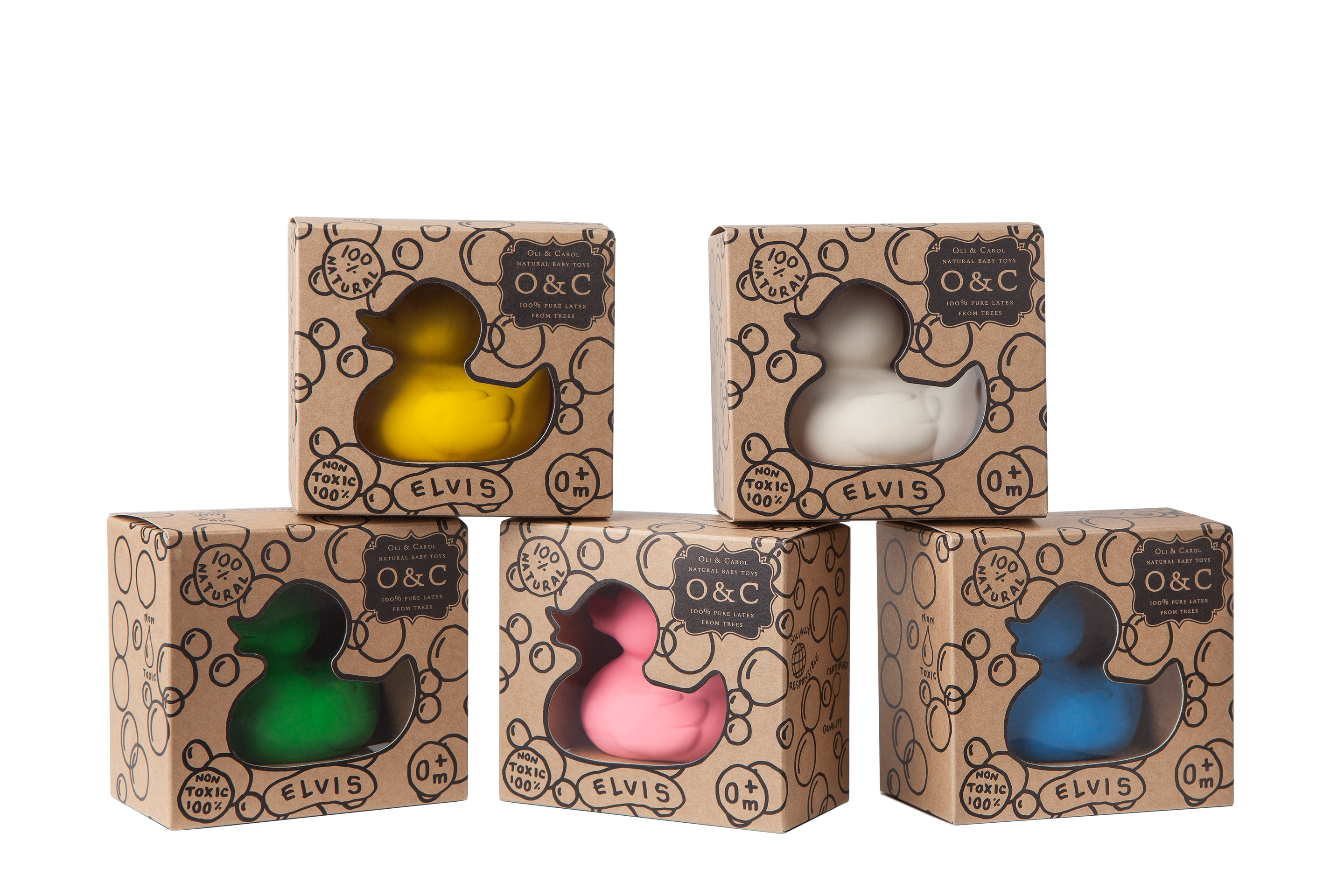Elvis le Canard Vert – Jouet de bain et dentition bébé – vue produit 10