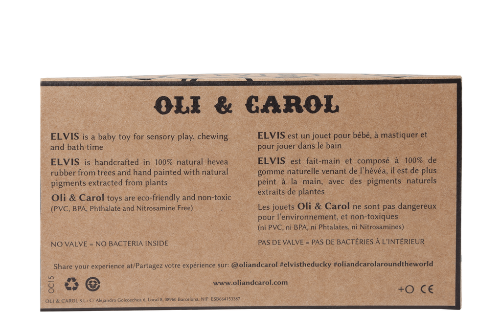 Elvis le Canard Gris – Jouet de bain et dentition bébé – vue produit 6
