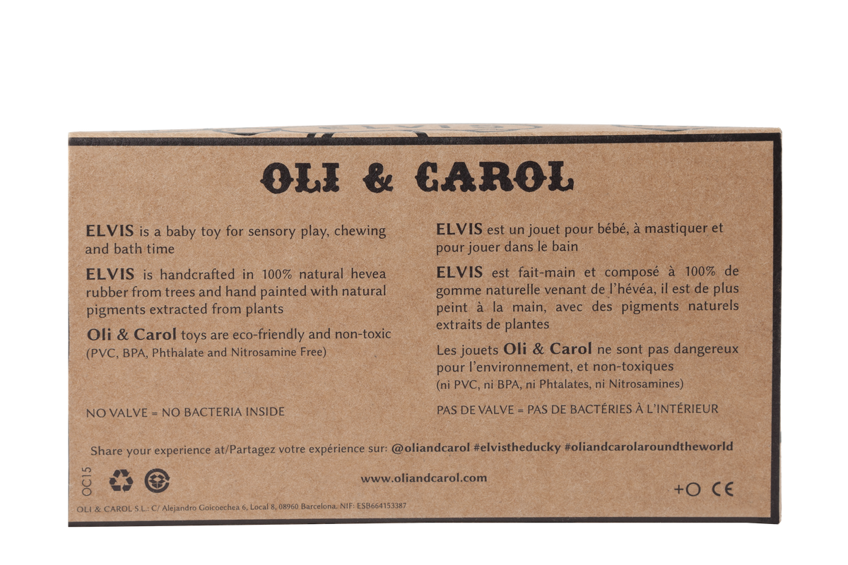 Elvis le Canard Gris – Jouet de bain et dentition bébé – vue produit 6