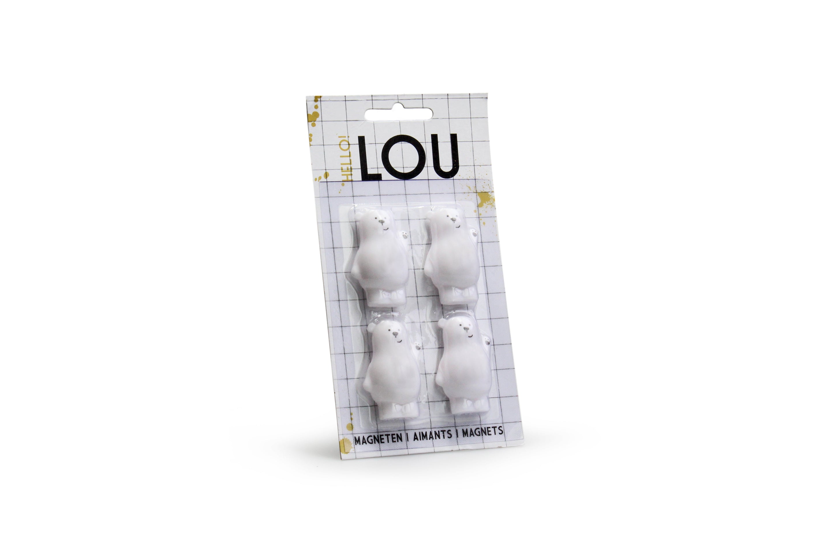 4er-Set Magnete Bär Lou
