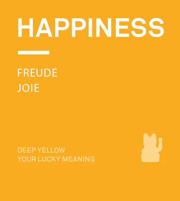 Mug Chat Chanceux Jaune Profond