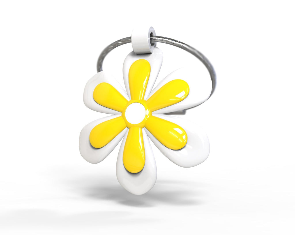Schlüsselanhänger Gelbe Blume