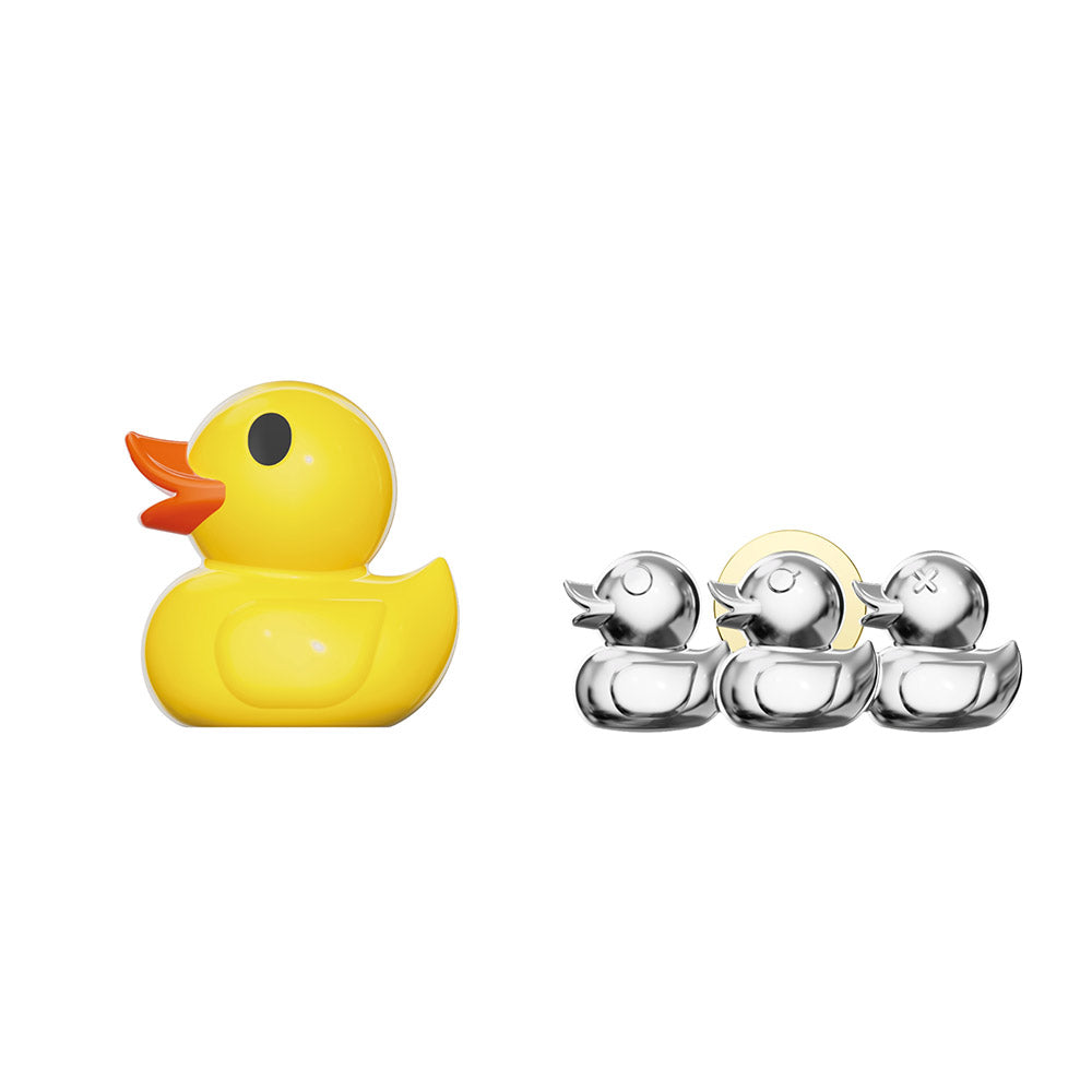 Pin's Maman Canard et Canetons Meta[l]morphose – vue 4