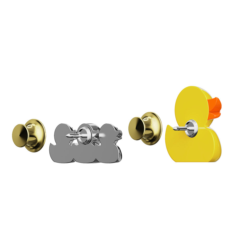 Pin's Maman Canard et Canetons Meta[l]morphose – vue 5
