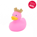 Mini-Ente mit rosa Krone