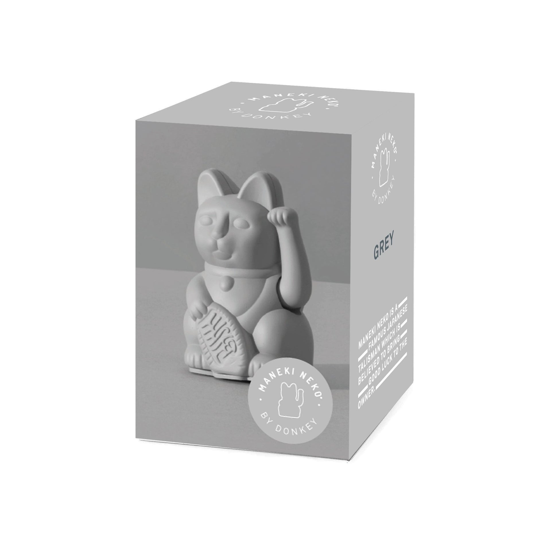 Mini Chat Chanceux Gris