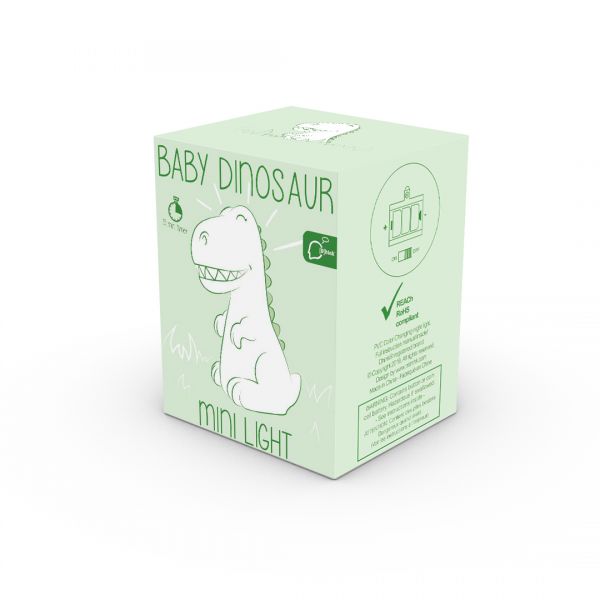 Mini Veilleuse Dinosaure Blanc