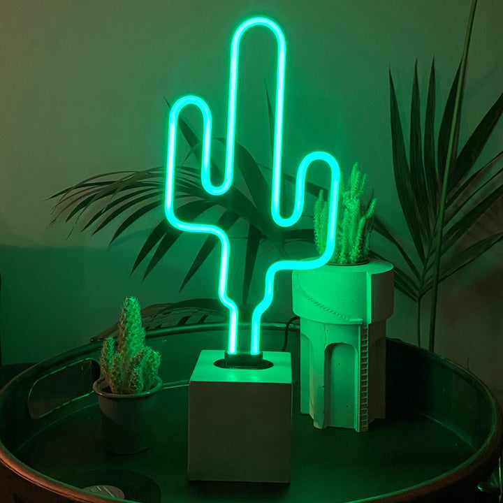 Lampe Néon Cactus