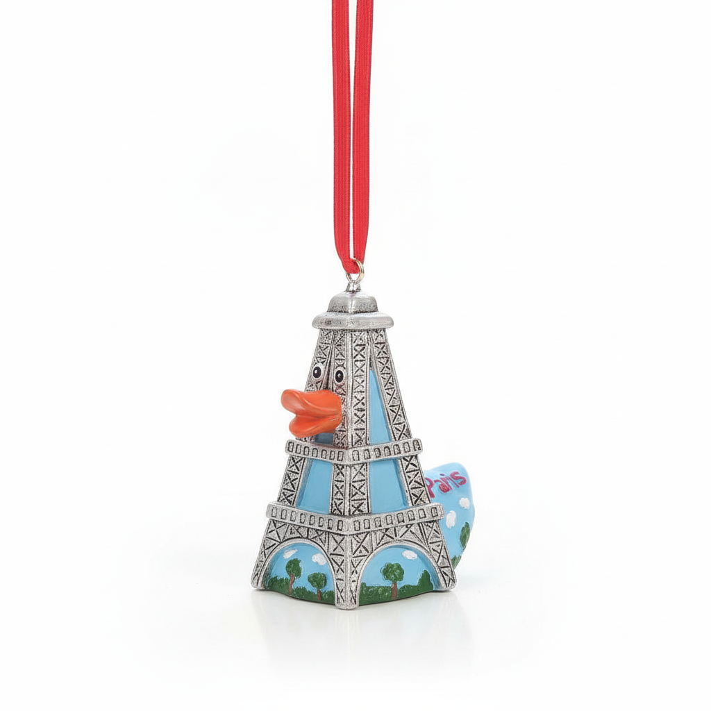 Hanging decoration Duck Eiffel Tower