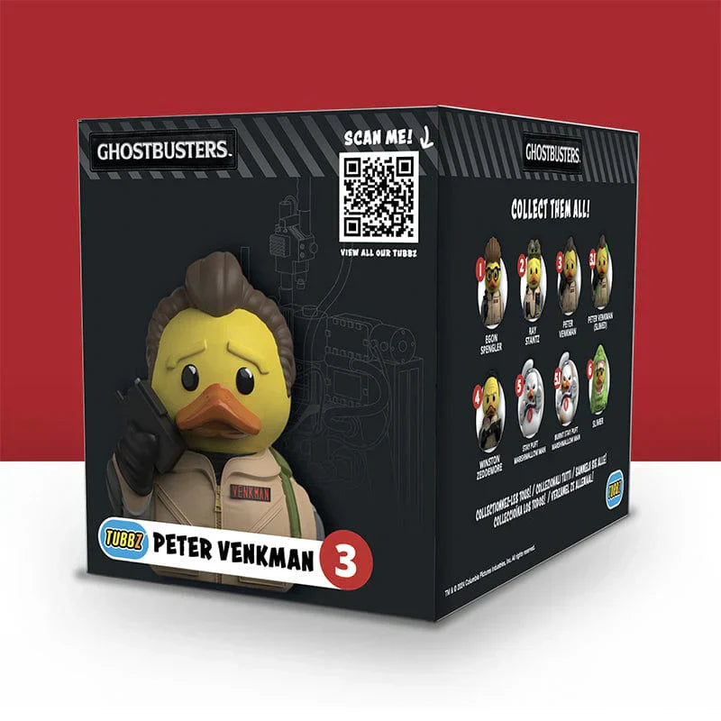 official ghostbusters peter venkman tubbz boxed edition