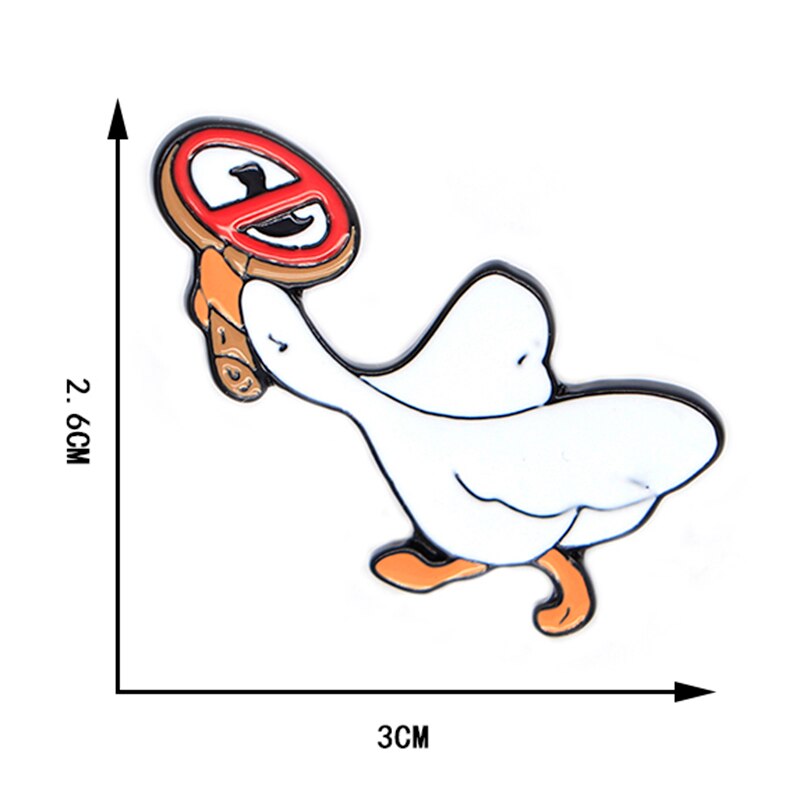 pins-canard-blanc-avec-panneau-cdb