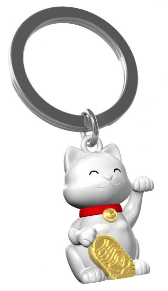 Porte clés Chat Chanceux