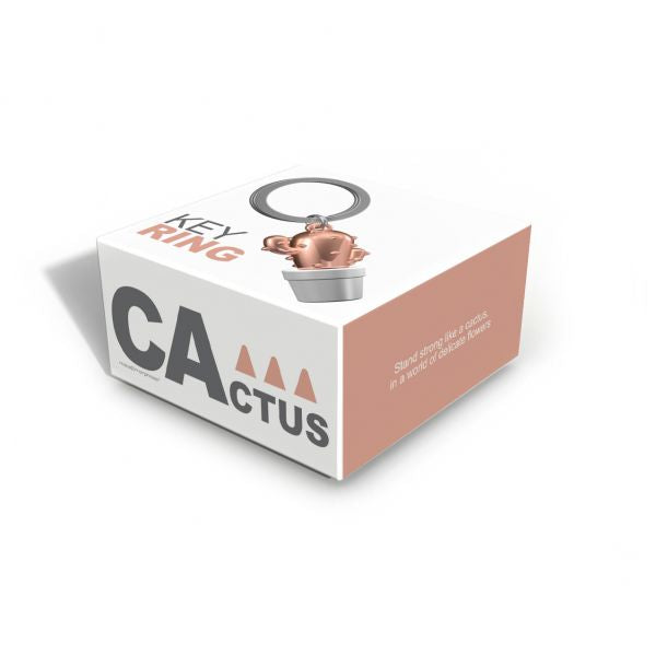 Porte clés Cactus Rose