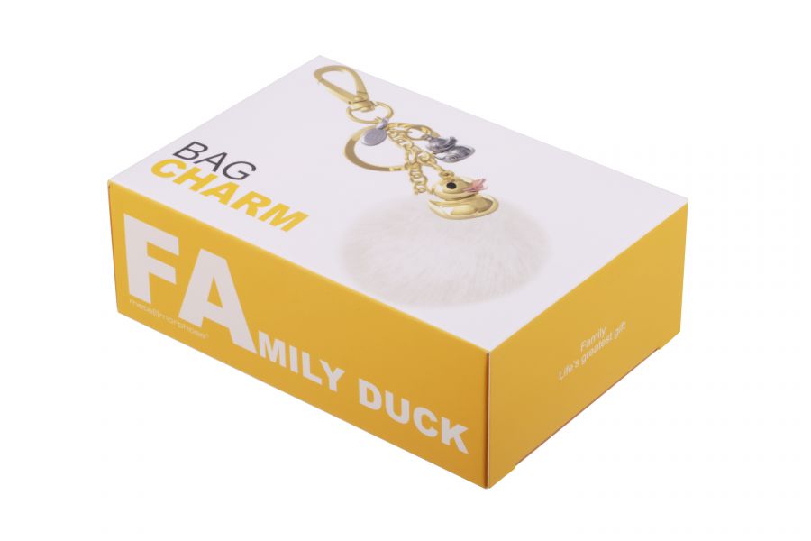 Golden Duck Pompom Bag Jewel