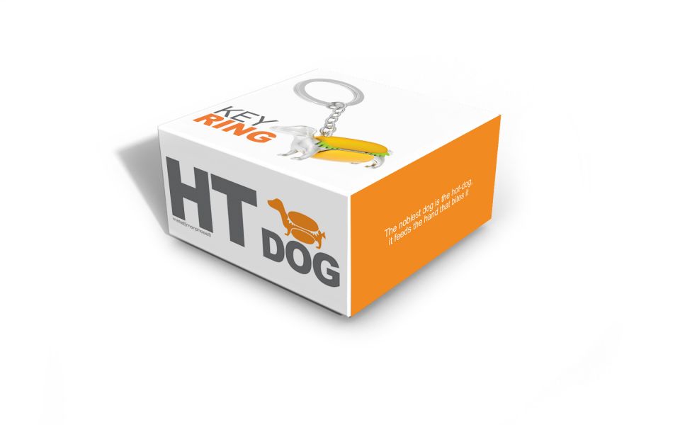 Porte clés Chien Hot Dog