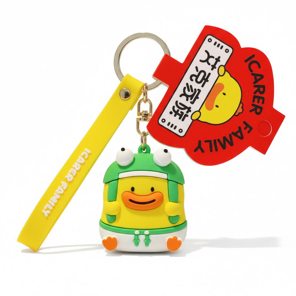 Frosch Beanie Ente Schlüsselanhänger