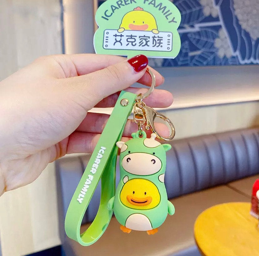 porte-cles-canard-girafe-icarer-family