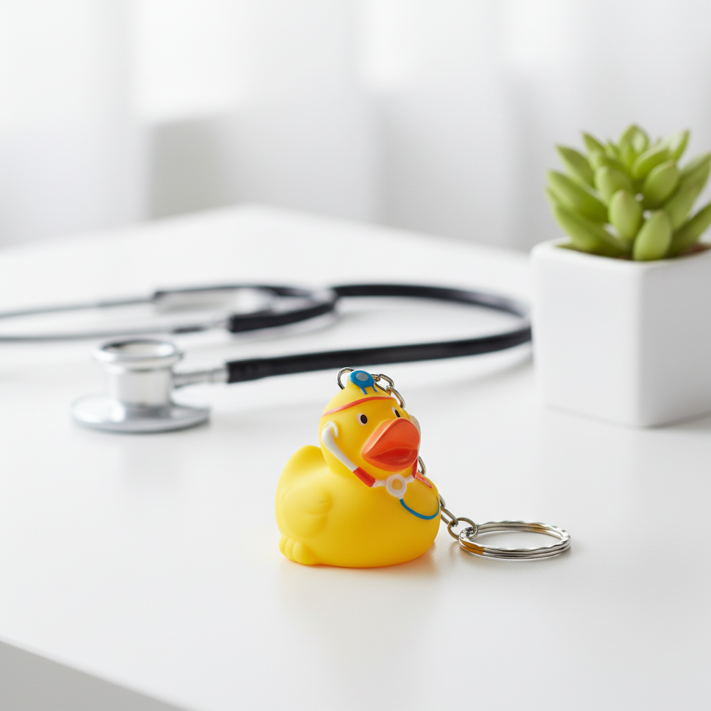 Sleutelhanger duck dokter