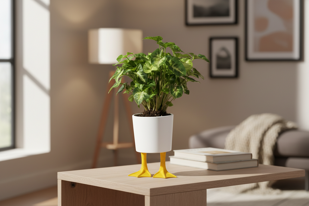 Flower Jar Duck benen