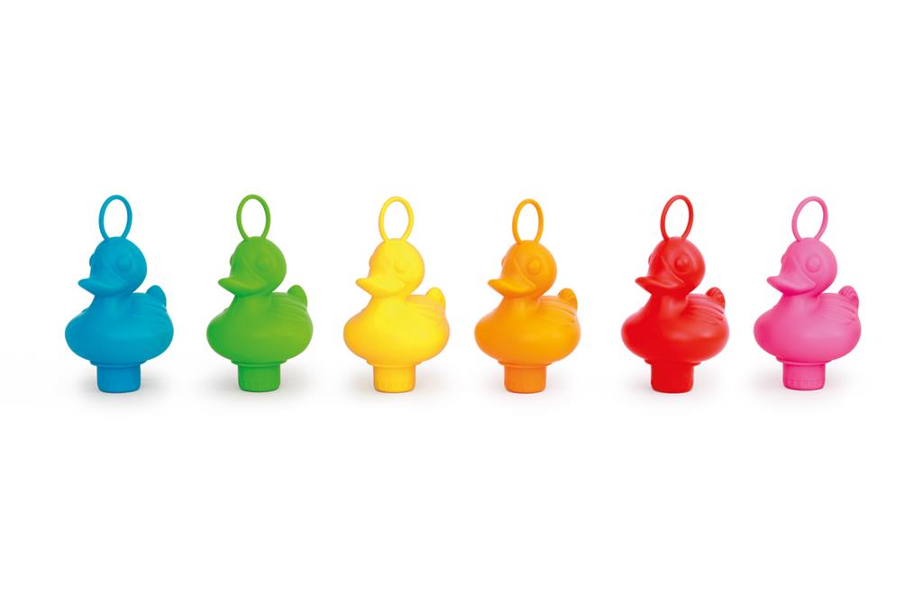 Set of 6 Duck Fishing Ducks - Rainbow