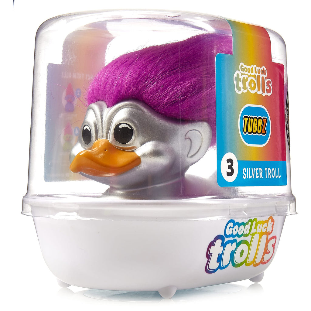 Canard Good Luck Trolls: Silver Troll TUBBZ (First Edition) - vue 16