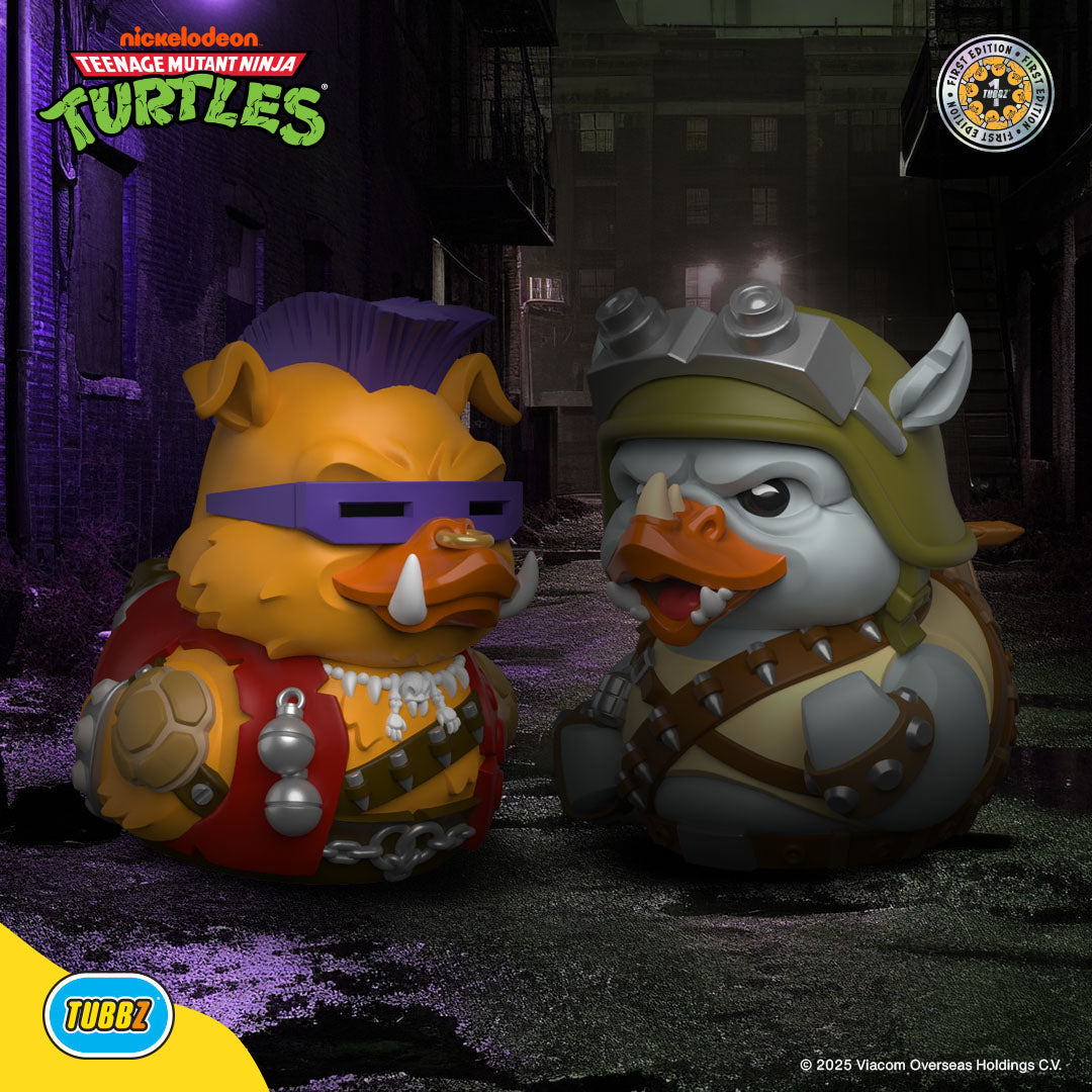 teenage mutant ninja turtles rocksteady tubbz first edition