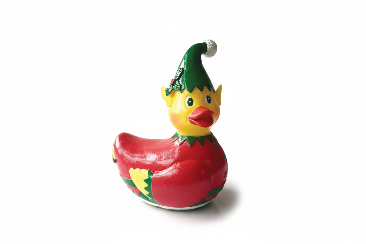Weihnachtself-Ente