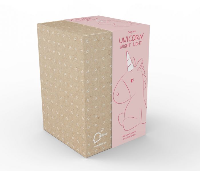 Veilleuse Licorne Rose