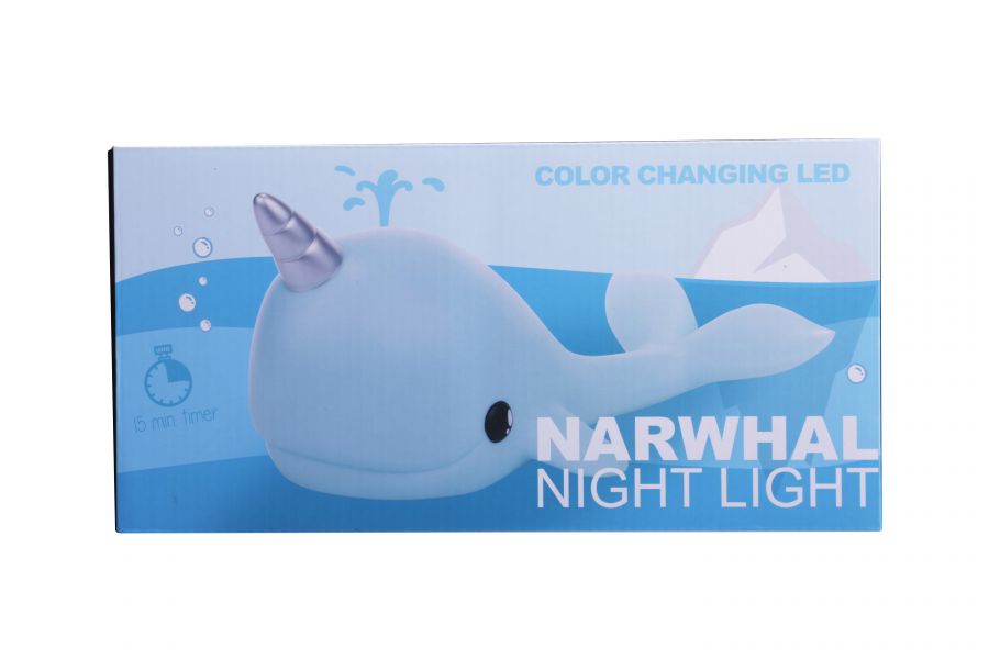 Veilleuse Narval Bleu