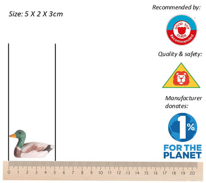 Stockente aus Holz