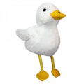 Fingerpuppe mit weißer Ente