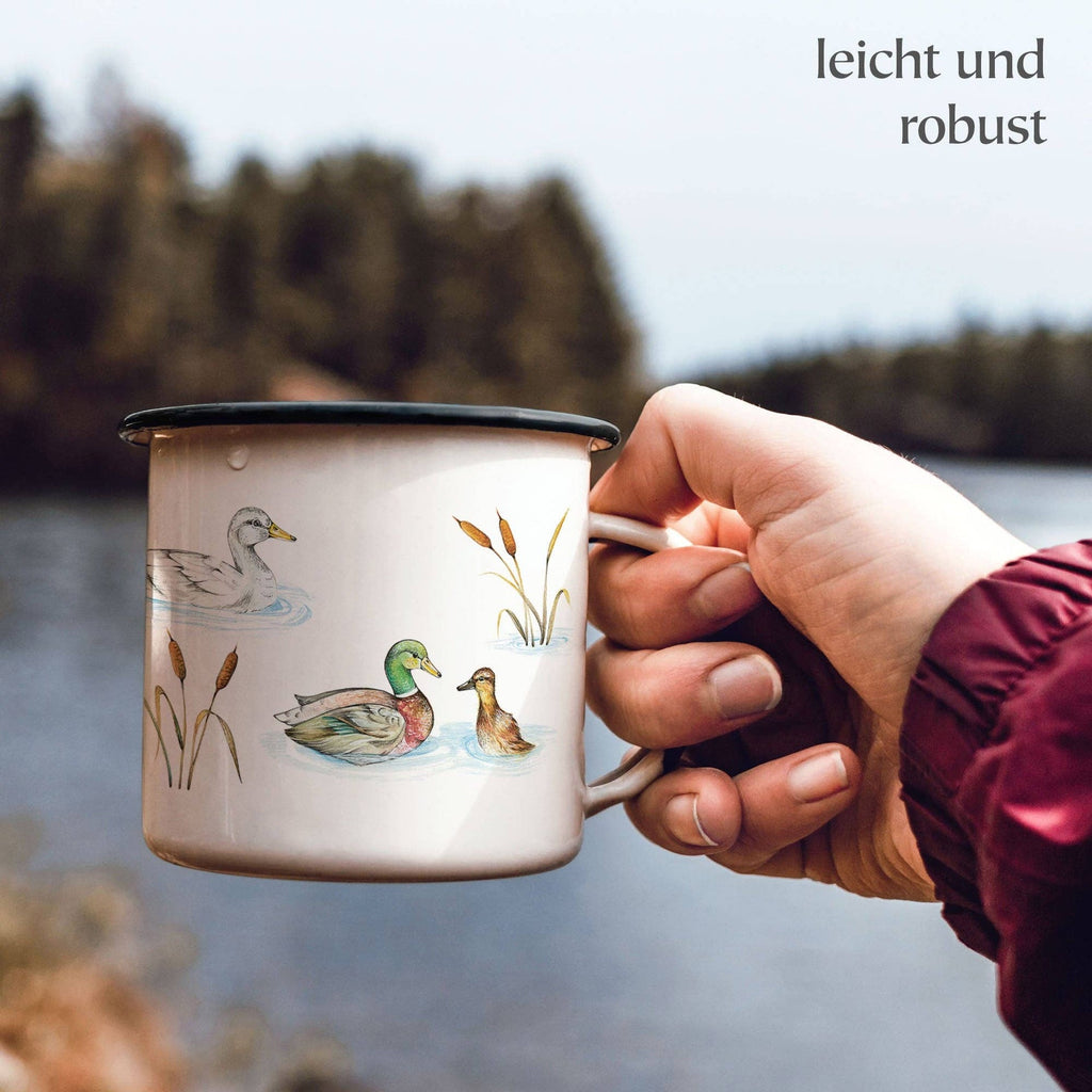 Emaillebecher – Ententeich