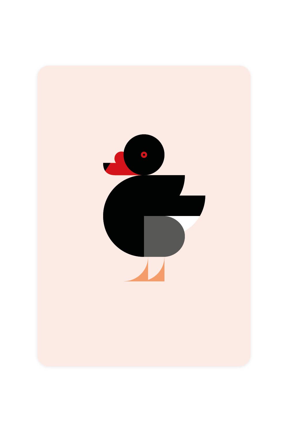 Carte de Vœux avec Peposaca Duck