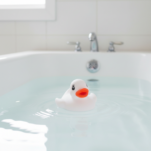 Petit Canard de Bain Blanc