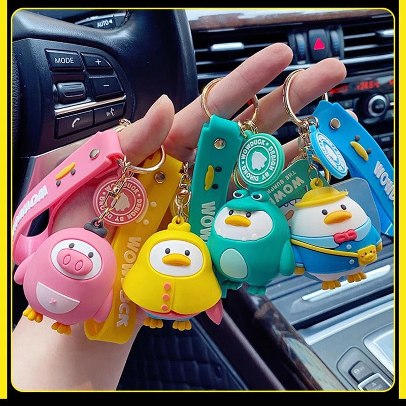 Porte Clés Canard Cochon